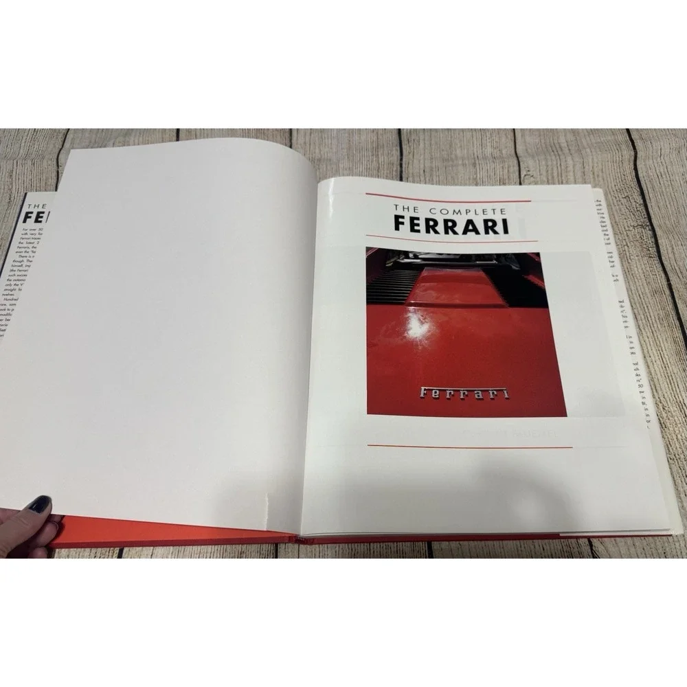 THE COMPLETE FERRARI Hardcover Roger Hicks & Keith Bluemel Excellent Condition